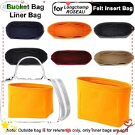 MELENE Liner Bag, Felt Storage Bags Insert Bag, Durable Travel Multi-Pocket Bucket Bag Bag Organizer for Longchamp ROSEAU