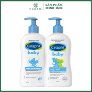 Combo Cetaphil Sữa Tắm Gội & Sữa Dưỡng Ẩm Dịu Lành Cho Bé 400mlx2 Hasaki Sản Phẩm Chính Hãng