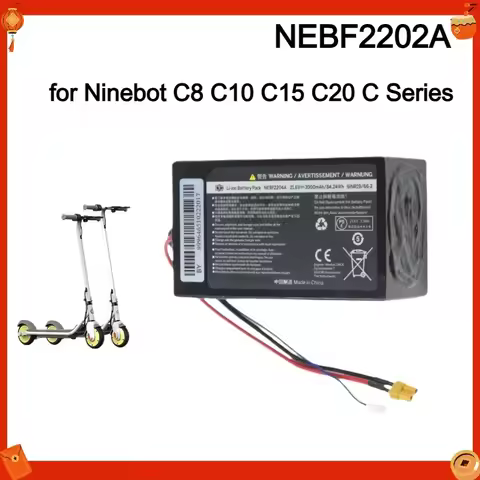 NEBF2202A 21.6V 2500mAh/7000mAh for Ninebot C8 C10 C15 C20 C Series Children's Electric Scooter Batt