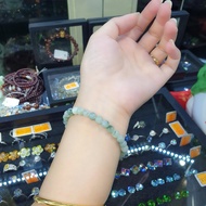 6mm flying blue flower necklace