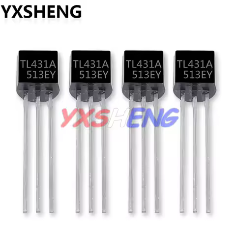 50PCS TL431A TL431 TO-92 New And Original Voltage References 2.5-36V Prog Adjust