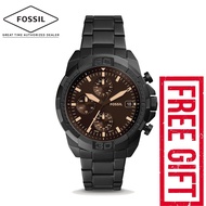 Fossil FS5851 Men's Bronson Chronograph Black Stainless Steel Watch
