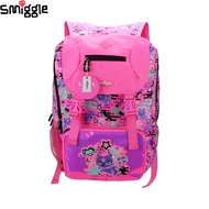 Australia Smiggle High Quality Original Children's School bags Girls Backpack Rose Red Cartoon Space Cat Large Capacity Kids Bag