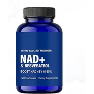 NAD+ Nicotinamide Riboside Resveratrol 120 Cap H6EE ZCWC