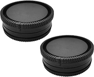 Body Cap + Rear Lens Cap Cover for Sony E-Mount Alpha A6600 A6400 A6300 A6100 A6000 ZV-E1 ZV-E10 A7 
