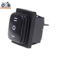 ziyunshan 12V Bla Waterproof 6Pin DPDT Self Loing Rectangle Roer Switch my