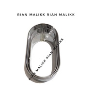 Oval Ring cutter / burger bread pan / cake cutter made of stainless steel, size 11x5.5x3cm