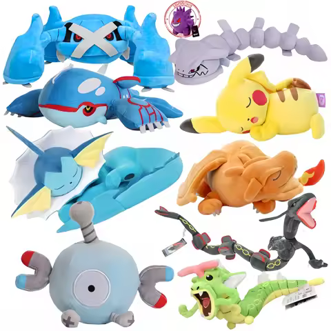 Pokemon Plush Kyogre Metagross Magnemite Plush Dolls Pikachu Peluche Steelix Rayquaza Vaporeon Chari