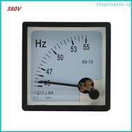 YIN Accuracy Analog Amperemeter Hertz Indicator 45-55Hz Meter Ammeter Monitor Pointer Type Current P