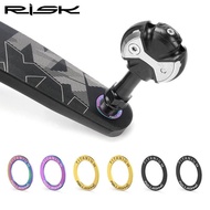 RISK Bicycle Pedal Spacer Crank Gasket Pedal Abnormal Sound Maintenance Ring washer MTB Bike Titaniu