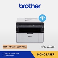 Brother MFC-1910W 1910W All in One Mono Laser Wifi Scan Fax Copy Print MFC1910W MFC 1910W MFC-1910 M