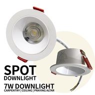 KE LICHT 7W spot downlight tri color altar light