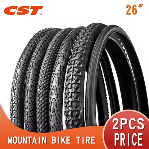 2pcs CST 26inch Bicycle Tire 26*1.5 26*1.75 26*1.95 26*2.1 60TPI MTB Mountain Bike Tire 26*2.35 26*2