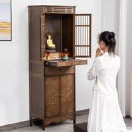 Buddha Niche New Chinese Style Clothes Closet Guanyin Statue Cabinet Modern Light Luxury Small Altar Incense Burner Tabl