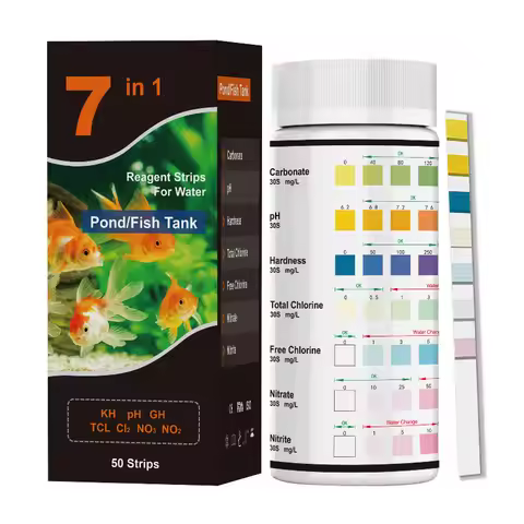 Aquarium Test Strip Freshwater Swimming Pool Aquarium Water pH Test Strips Water Quality Fish Tank T