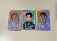 WayV小卡 Nct zone銀卡 純白Yangyang/特工Winwin/Old school Ten