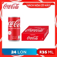 THÙNG 24 LON NƯỚC NGỌT VỊ NGUYÊN BẢN ORIGINAL TASTE COCA COLA 235ML