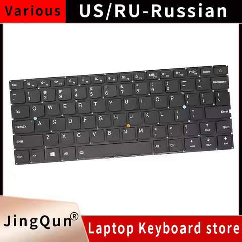 New US/Russian Laptop Backlit Keyboard For Lenovo Ideapad 710S-13isk 510S-13IKB 510s-13ISK Xiaoxin A