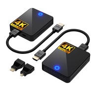 Wireless HDMI Transmitter and Receiver 4K, Binken 196Ft Wireless HDMI Extender Kit Support 4K@30Hz, 