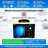 Ozone Generator 60g/48g/36g Air Purifier Ozonator Home Ozon Cleaner Remove Odor O3 Ozonizador 220V D