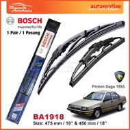 Proton Saga Old Model Front Windscreen Wiper Size 19" & 18" (1 Pair) Bosch Advantage Wiper BA1918