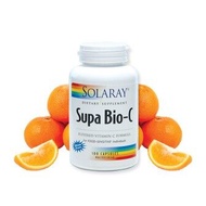 SOLARAY SUPA BIO-C (VITAMIN C) Capsules 120s/120s x2 FOC Zinc Plus 30s (03/2025)