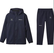 【💥日本直送】DESCENTE Heat Navi 風褸 外套 夾克 風衣 套裝 長褲 運動褲 防風 連帽 發熱 保溫 4WAY 彈力 輕便 訓練 男士 深藍色