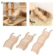 Dickly Hamster Climbing Toy, Hamster Cage Platform, Habitat Decoration, Wooden Ladder