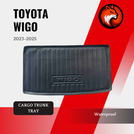 Red Rontu car accessories: 2023-2025 Toyota Wigo Trunk Tray Toyota car accessories Wigo car accessor