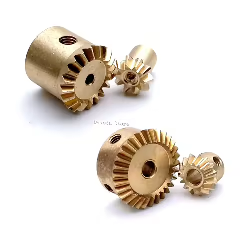 1:2 Bevel Gear 0.5M 1.5/2/3mm Hole 90-Degree Transmission 10/20 Teeth 15/30 Teeth DIY Model Car Driv