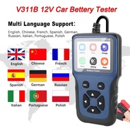 【User-friendly】 V311b/bt201 2v Car Charger Tester Analyzer Automotive Auto Diagnostic Car Charging Cricut Load Tester Analyzer Tools