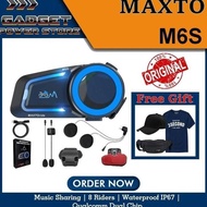 NEW Maxto M6S Bluetooth Intercom 8 Riders Music Sharing Waterproof IP67