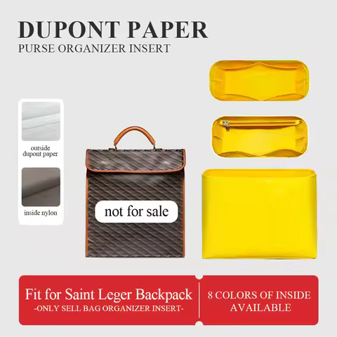 Dupont Paper Purse Organizer Insert Fit for Goyard Saint Leger Backpack, Inside Storage Bag Organize