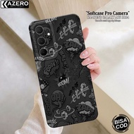 KAZERO - Case Samsung Galaxy A35hp - Cartoon Fashion Case - Pro Camera - Samsung Galaxy A35 Softcase