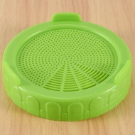 6 Pack Sprouting Jar Strainer Lids - Wide Mouth Jar Screen Sprouting Kit Lids - for Growing Bean Bro
