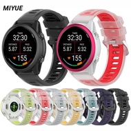 22mm 20mm Strap For Garmin Forerunner 70/170/570/265/255/245/165/168 Transparent Silicone Bracelet F