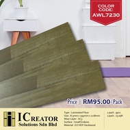 9 pcs / 23 sqft Laminated Floor Board (Color Code: AWL7230)