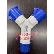 CEE PLUG 16A X 2 WAY INDUSTRIAL PLUG