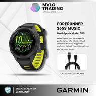 Garmin Forerunner 265S Music GPS Running Smartwatch Amoled Touchscreen,Battery Up to 15 Days HRV Status &amp; Advanced Sleep