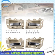 [htrshj]4Pcs Car Inner Door Handle Interior Handle for  Grand  2005-2011 1JV471J3AA 1JV461J3AA 5HR41