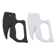 Plus Idea High-quality Plastic Cutter 2pcs Paper Cutting Tool Efficient Letter Opener Gift Wrapping Cutter