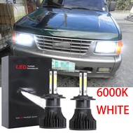 ชุดแปลงหลอดไฟหน้ารถยนต์ W5 LED 6000K 12-32V สีขาว สําหรับ Isuzu Hilander 1996-2000 2 ชิ้น