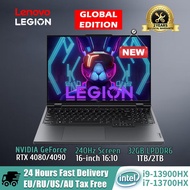 Lenovo ใหม่แล็ปท็อปสำหรับเล่นเกม Y9000P Legion I9-13900HX 13 Intel/I7-13700HX /32G/1T SSD NVIDIA RTX 4090/4080Hz โน้ตบุ๊กขนาด16นิ้ว240Hz