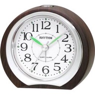 [時間達人]日本麗聲鐘RHYTHM CLOCK 靜音日本麗聲高品質不褪色仿木塑鋼造型鬧鐘座鐘 CRE819-NR-37