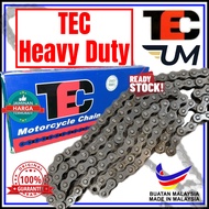 TEC MOTORCYCLE CHAIN HEAVY DUTY 415H 428H 114 122 132 142  RANTAI MOTORSIKAL 415 428 MOTOR RXZ Y125Z