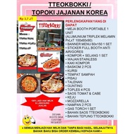 PAKET USAHA FRANCHISE MAKANAN TTEOKBOKKI TOPOKI KOREA VIRAL ENAK MURAH