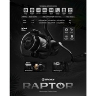 IROLY RAPTOR ULTRALIGHT SALTWATER SPINNING Reel (CARBON MONOCOQUE) 1000 2000/