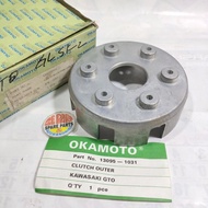 Gto Clutch Housing - Kawasaki Binter GTO Aluminum Clutch Housing Okamoto | 3e Spare Parts Accessories