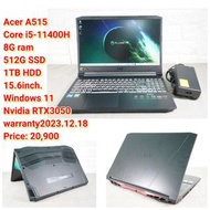 Acer A515Core i5-11400H