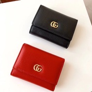 LV_ Bags Gucci_ Bag Leather Small Purse Women Short Zipper Wallet Casual Billfold Card Bagbag G12O